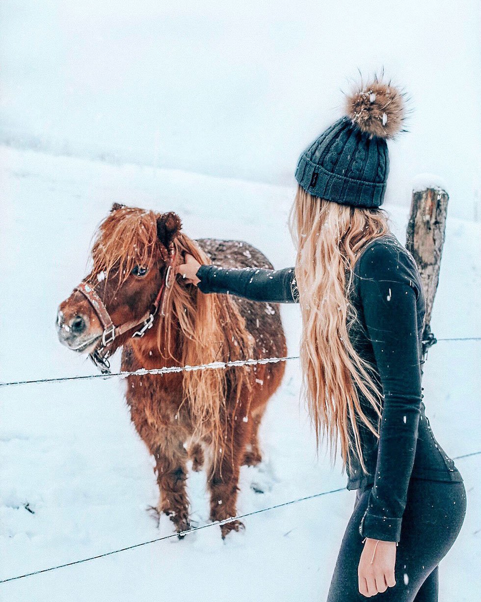 think gypsy with snow and horse